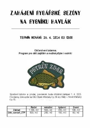 Zahájení rybářské sezóny 1